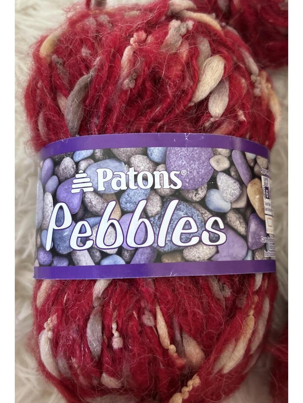 LOT Of 8 Patons Pebbles Yarn Gemstone Bulky Knit Crochet Vintage New 241110 - Picture 2 of 4